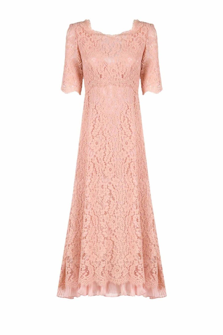 Dresses | Luisa Beccaria Pleated Lace Dress