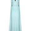 Dresses | Luisa Beccaria Silk Chiffon Cape-Effect Gown