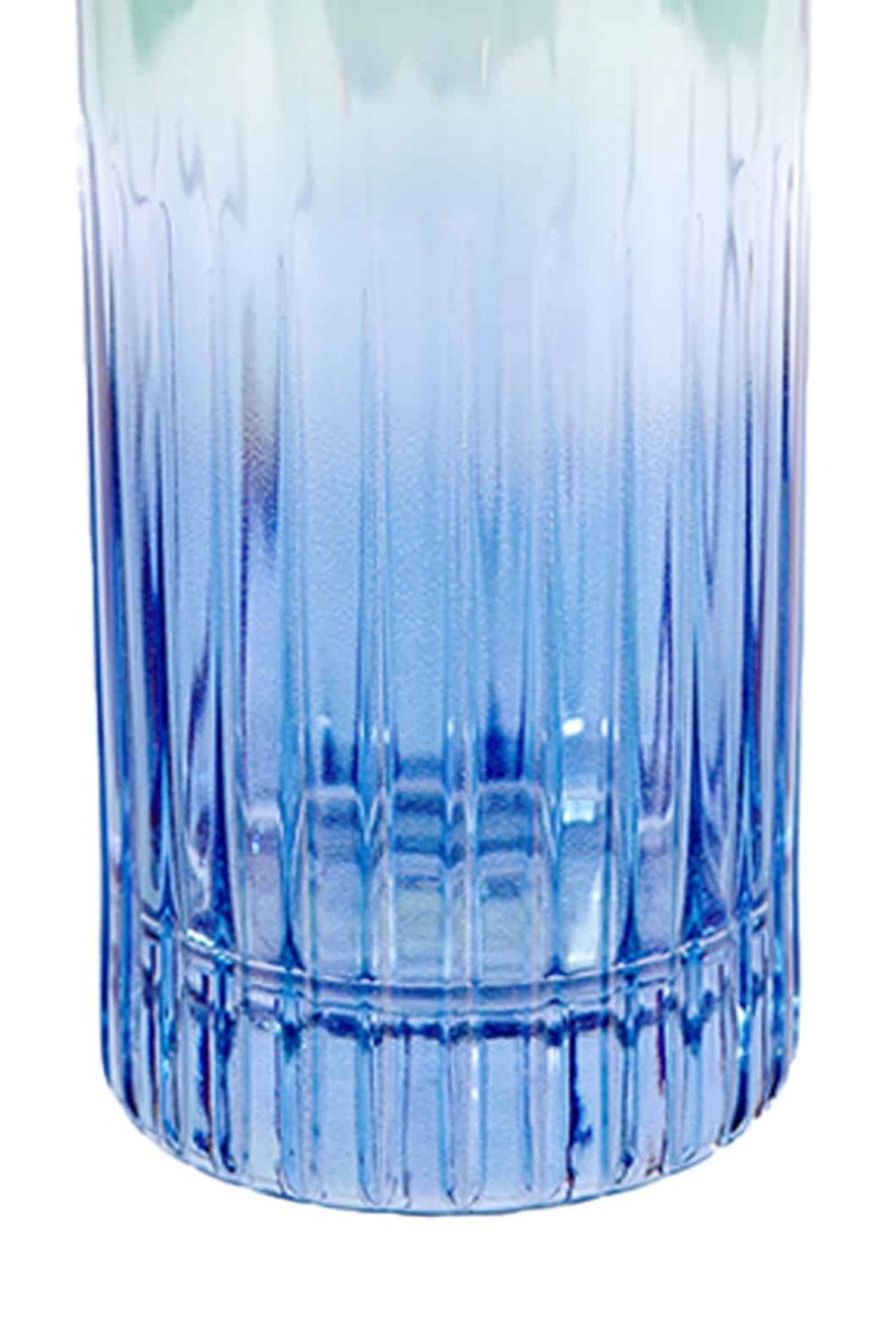 Tumblers | Luisa Beccaria Shade Blue To Green Set Of Two Large Tumbler Glass