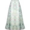 Skirts | Luisa Beccaria Floral Printed Cotton Skirt