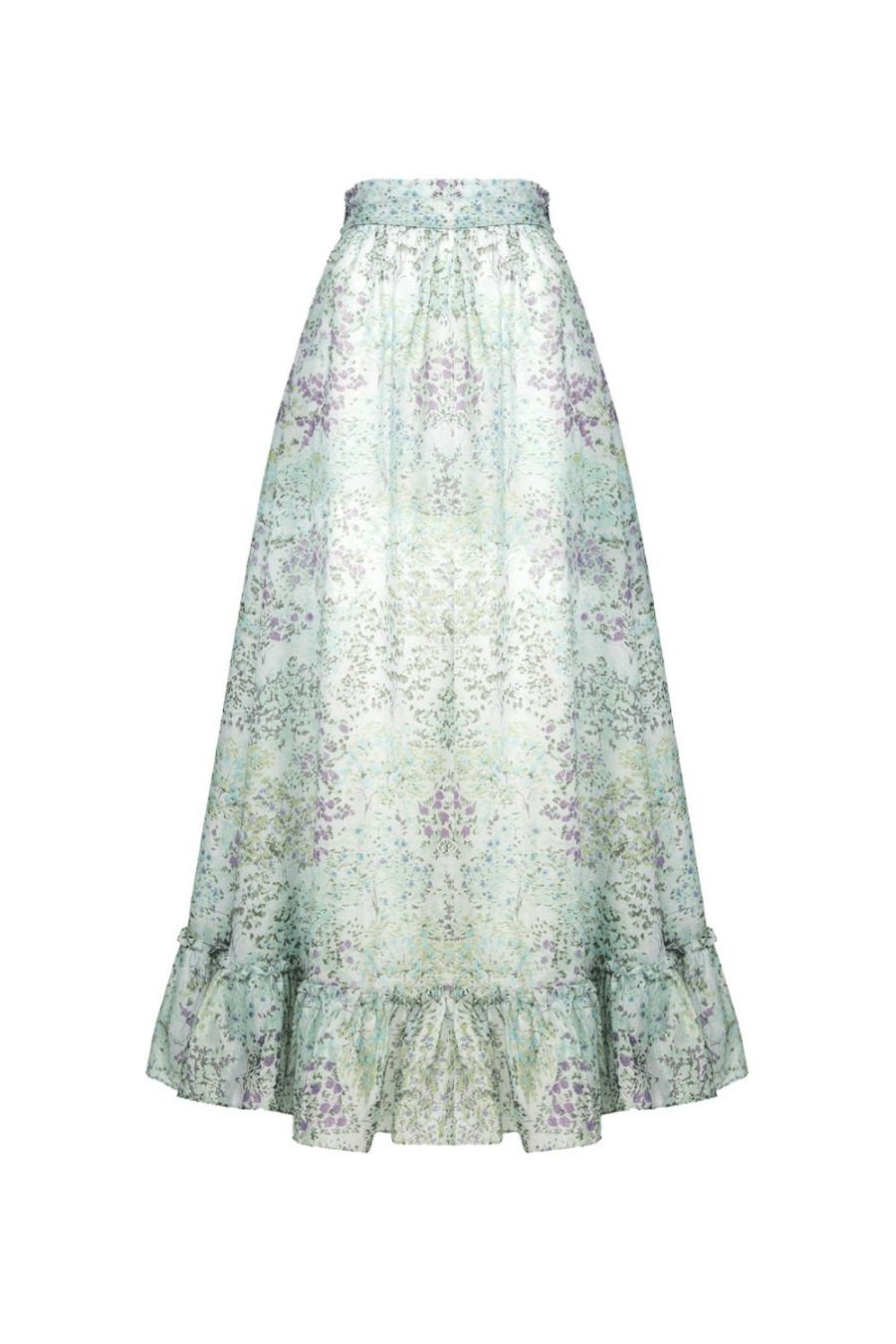 Skirts | Luisa Beccaria Floral Printed Cotton Skirt