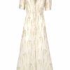 Dresses | Luisa Beccaria Bottoncino Fil Coupe Dress