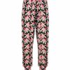 Trousers & Shorts | Luisa Beccaria Floral Black Legging