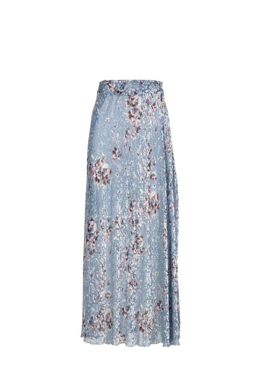 Skirts | Luisa Beccaria Flower Storm Printed Devore Skirt