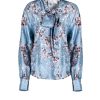 Tops & Blouses | Luisa Beccaria Flower Storm Shirt With Bow Detail