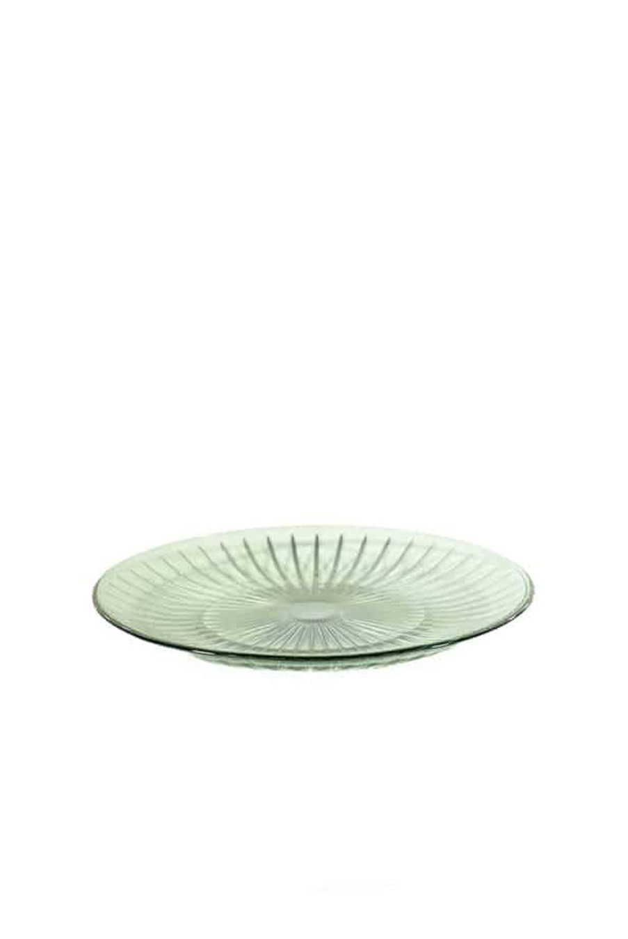 Plate | Luisa Beccaria Green Set Of Two Glass Plate