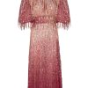 Dresses | Luisa Beccaria Sequin Dress With Puffed Sleeves And Fringes