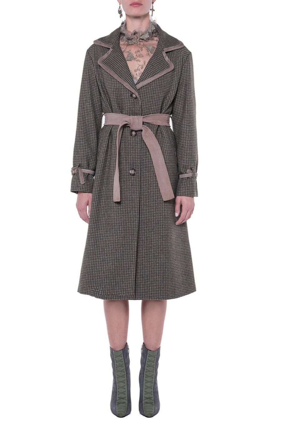 Jackets & Coats | Luisa Beccaria Tweed Coat