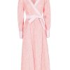 Dresses | Luisa Beccaria Striped Bicolor Wrap Dress