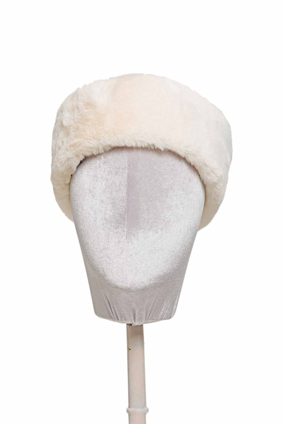 Headband | Luisa Beccaria White Faux Fur Hairband