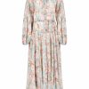 Dresses | Luisa Beccaria Carlamaria Georgette Circle Of Roses Dress