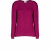 Knitwear | Luisa Beccaria Over Cable Knit Wool Sweater