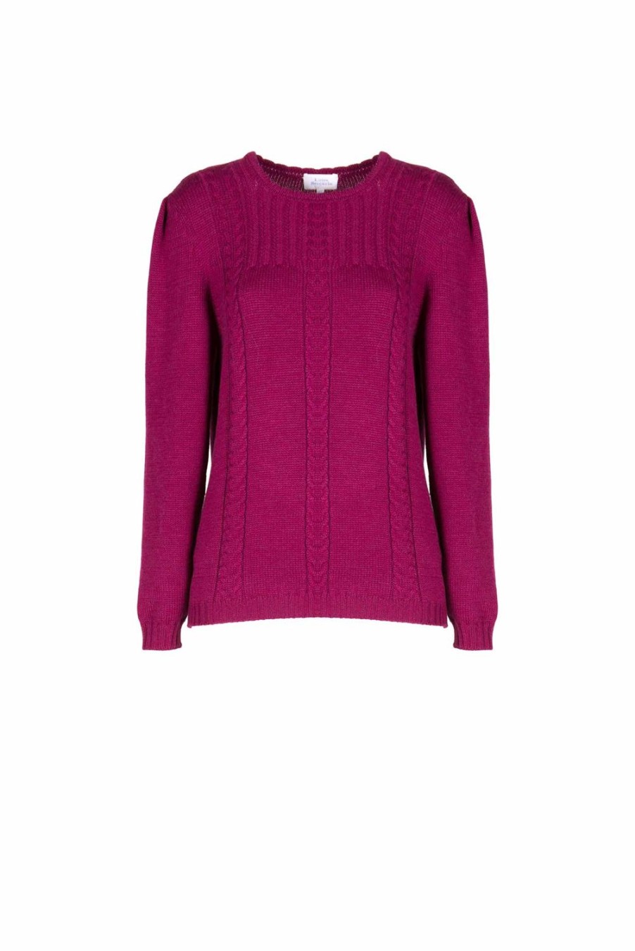 Knitwear | Luisa Beccaria Over Cable Knit Wool Sweater