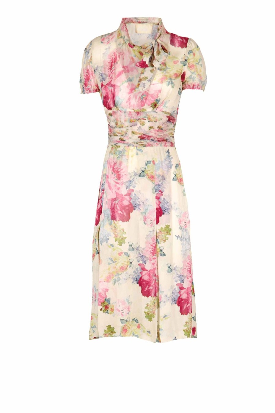 Dresses | Luisa Beccaria Floral Crepe Dress