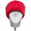 Headband | Luisa Beccaria Red Faux Fur Hairband