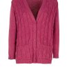 Knitwear | Luisa Beccaria Wool Twisted Cardigan