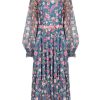 Dresses | Luisa Beccaria Floral Printed Lace Midi Dress