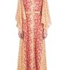 Dresses | Luisa Beccaria Floral Georgette Kaftan