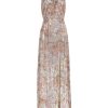 Dresses | Luisa Beccaria Marble Sequin Dress With American Neckline