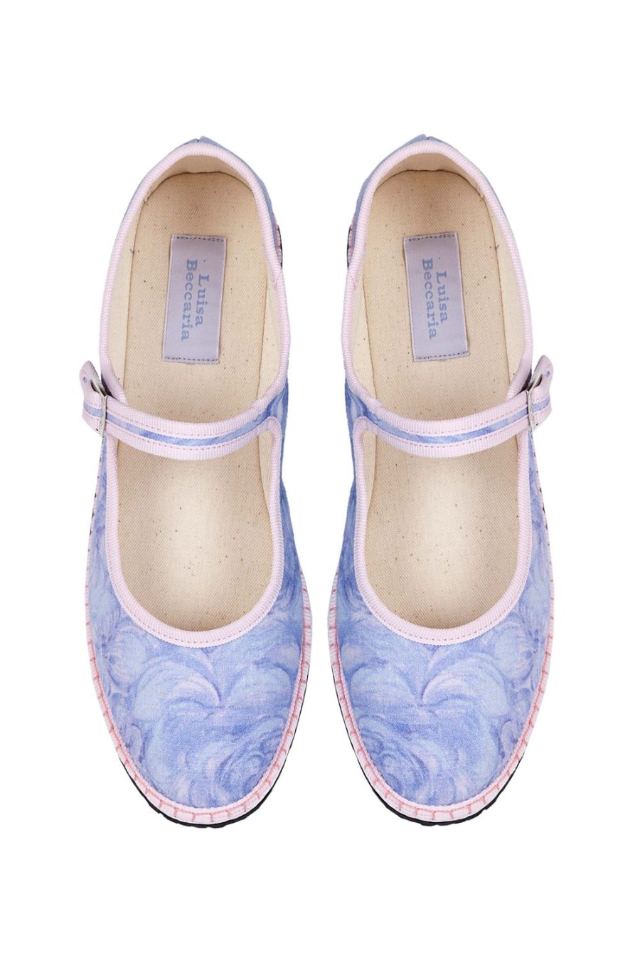 Shoes | Luisa Beccaria Lilac Roses Mary Jane Vibi Loafers