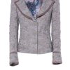 Jackets & Coats | Luisa Beccaria Butterfly Jacquard Fitted Jacket