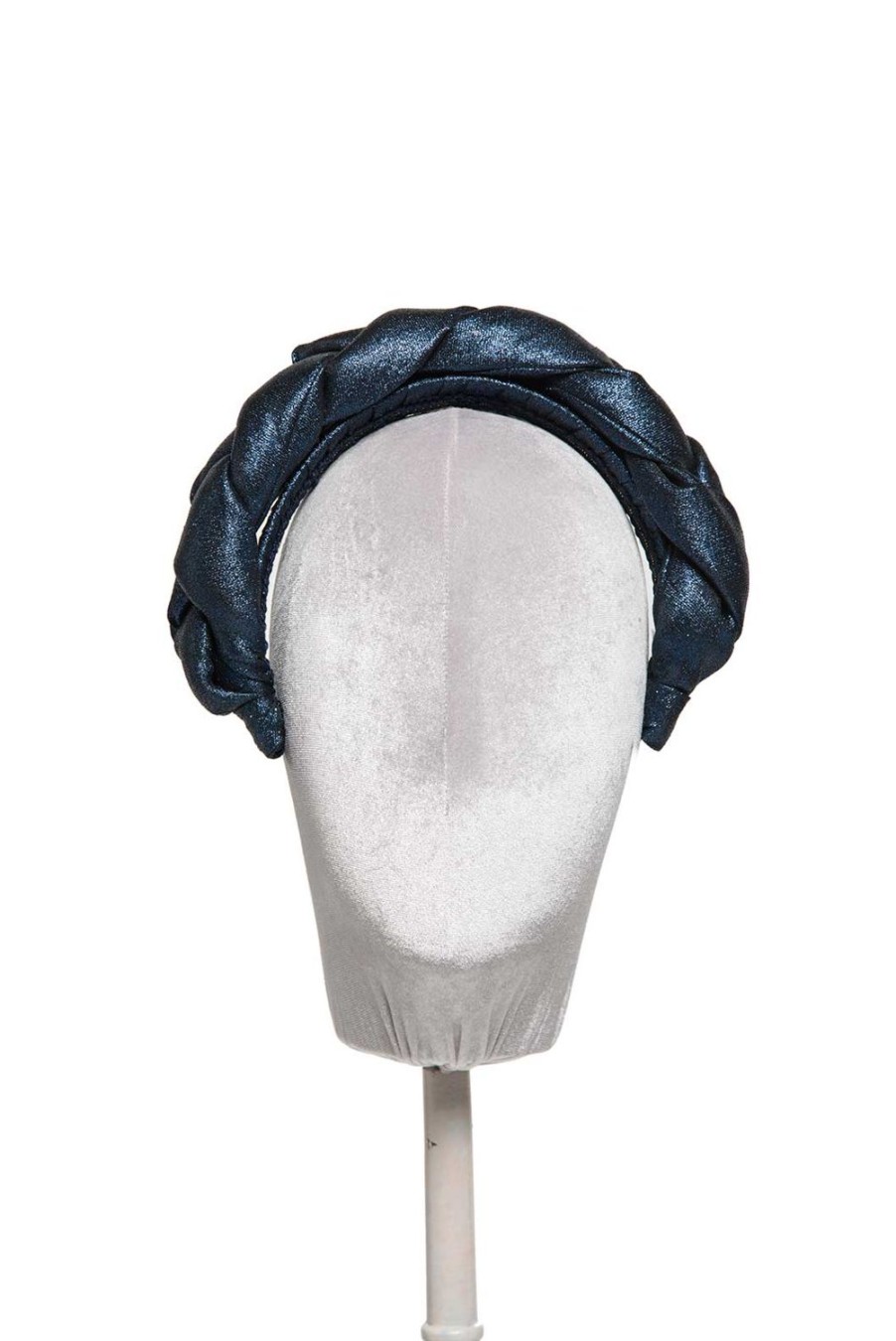 Headband | Luisa Beccaria Lurex Braided Power Hairband