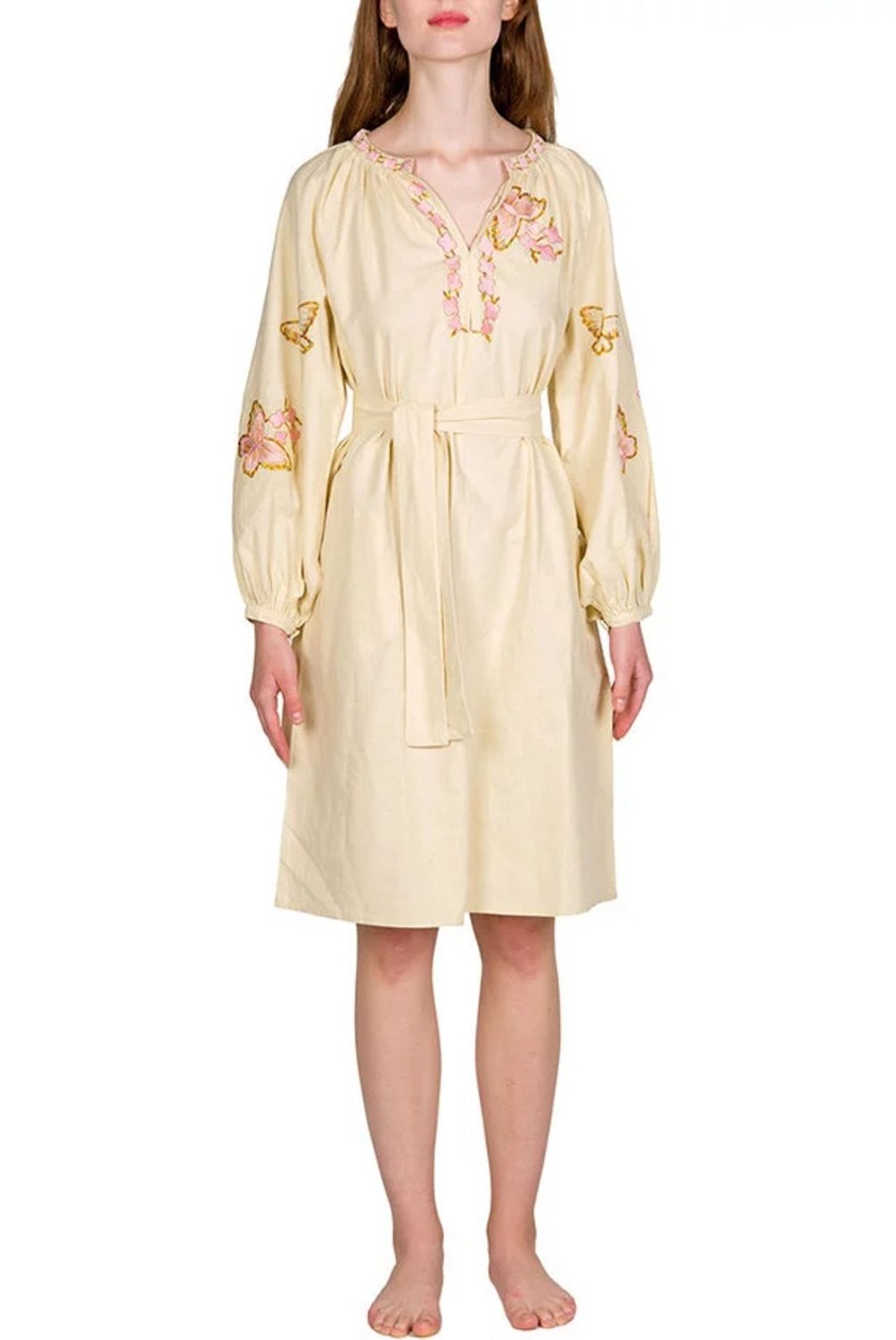 Dresses | Luisa Beccaria Butterfly Short Kaftan