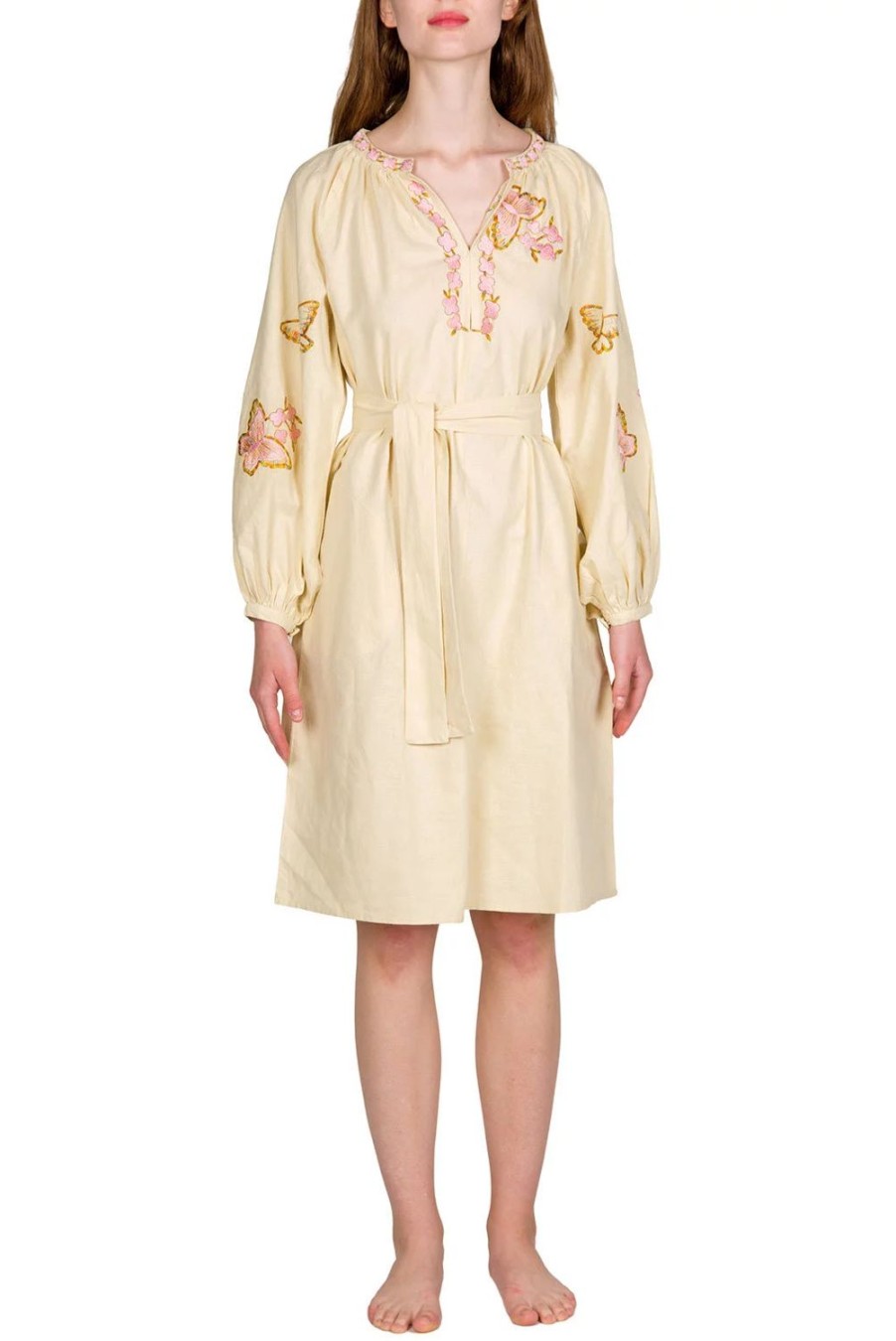 Dresses | Luisa Beccaria Butterfly Short Kaftan