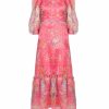 Dresses | Luisa Beccaria Floral Print Silk Organza Dress