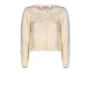 Knitwear | Luisa Beccaria Cable Knit Cardigan With Buttons Cream