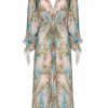 Dresses | Luisa Beccaria Floral Print Chiffon Dress