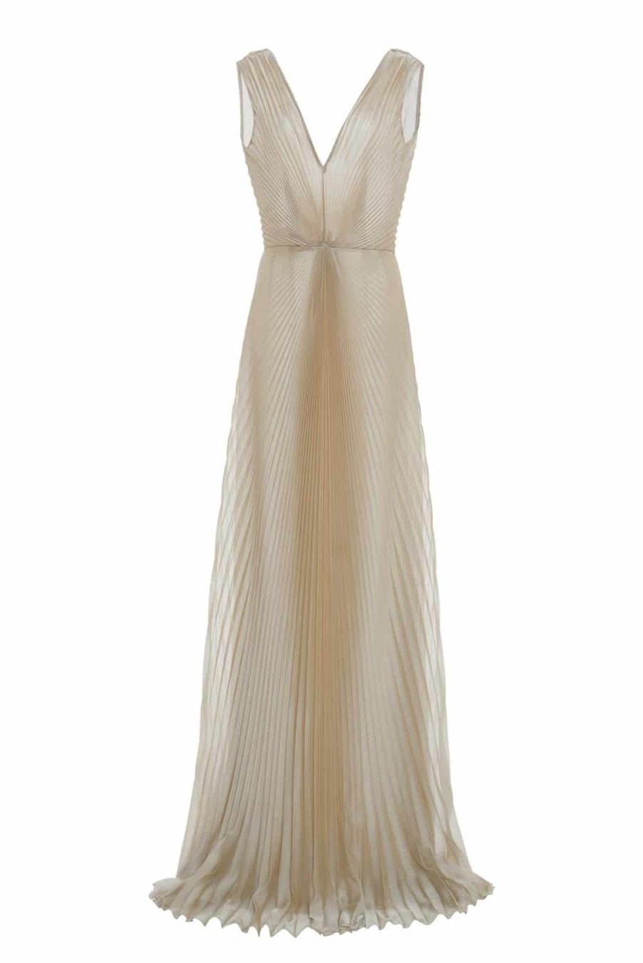 Dresses | Luisa Beccaria Pleated Irridescent Gown