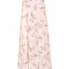 Skirts | Luisa Beccaria Georgette Rose Buds Printed Skirt