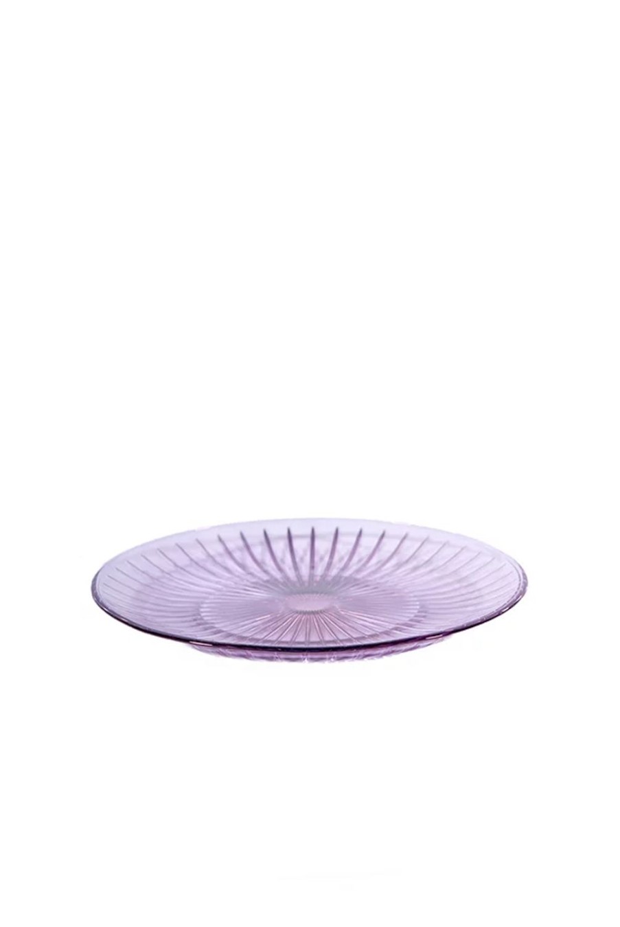 Plate | Luisa Beccaria Purple Set Of Two Glass Plate