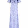 Dresses | Luisa Beccaria Roses Printed Linen Dress