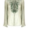 Tops & Blouses | Luisa Beccaria Iridescent Chiffon Blouse