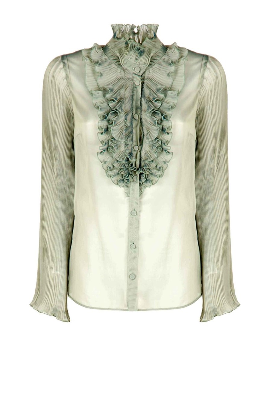 Tops & Blouses | Luisa Beccaria Iridescent Chiffon Blouse