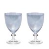 Wine | Luisa Beccaria Blue Set Of Two Rosy Wine Glass