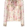 Tops & Blouses | Luisa Beccaria Floral Chiffon Blouse