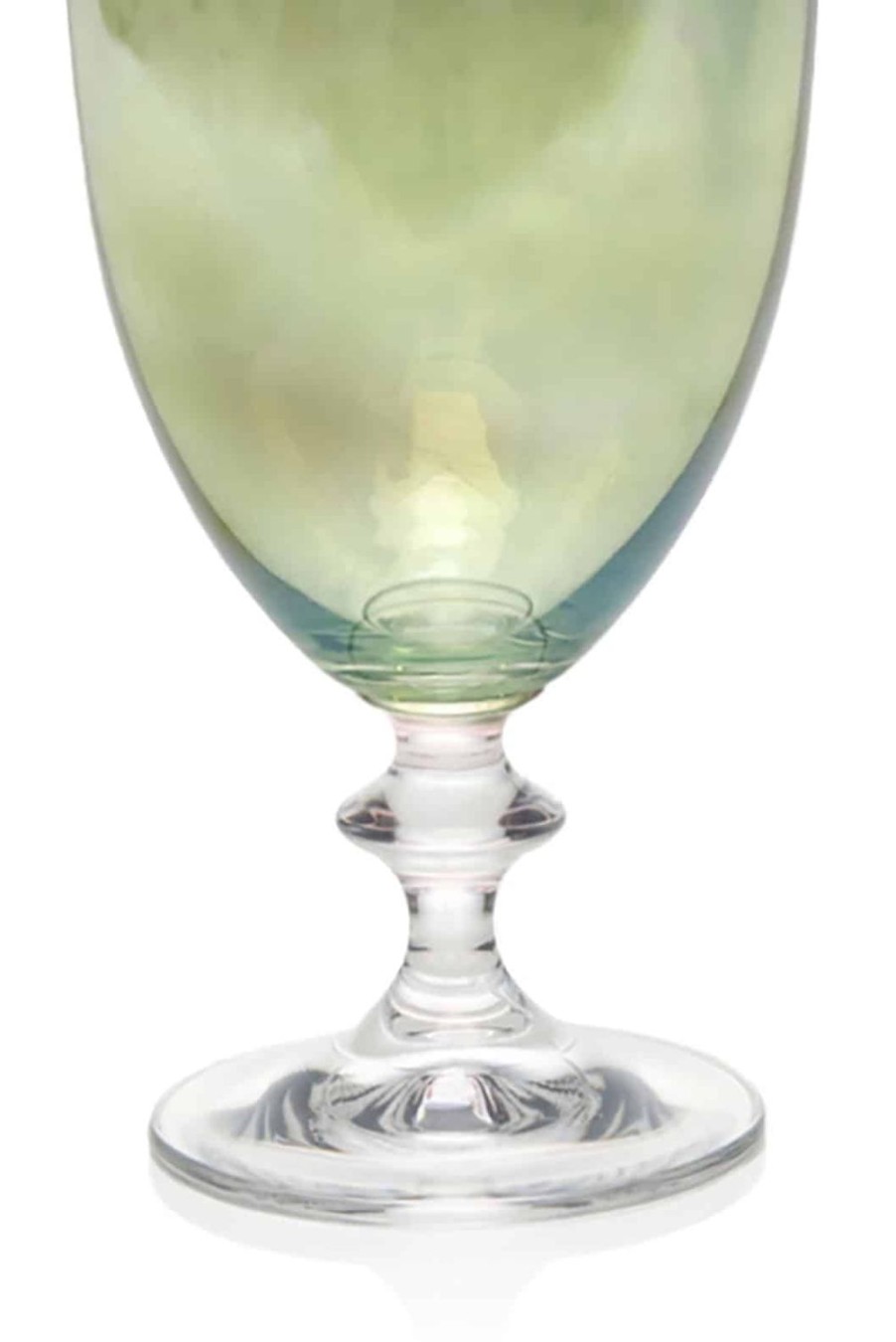 Wine | Luisa Beccaria Green Set Of Two Rosy Wine Glass