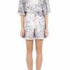 Trousers & Shorts | Luisa Beccaria Butterfly Poplin Printed Shorts