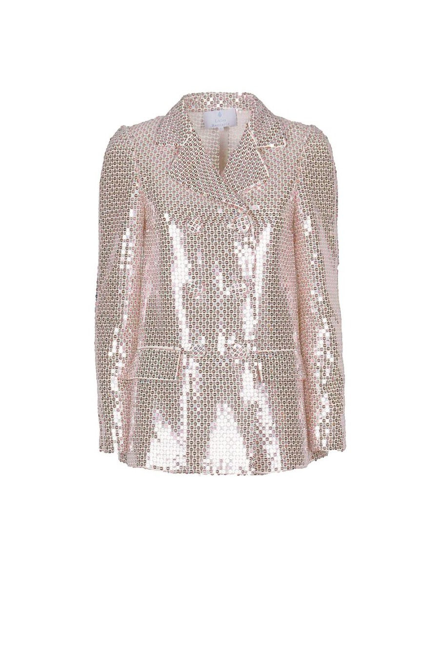 Jackets & Coats | Luisa Beccaria Sequin Double Breasted Blazer