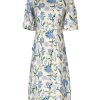 Dresses | Luisa Beccaria Jacquard Wildflowers Straight Dress