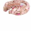 Headband | Luisa Beccaria Floral Pink Satin Braided Power Hairband