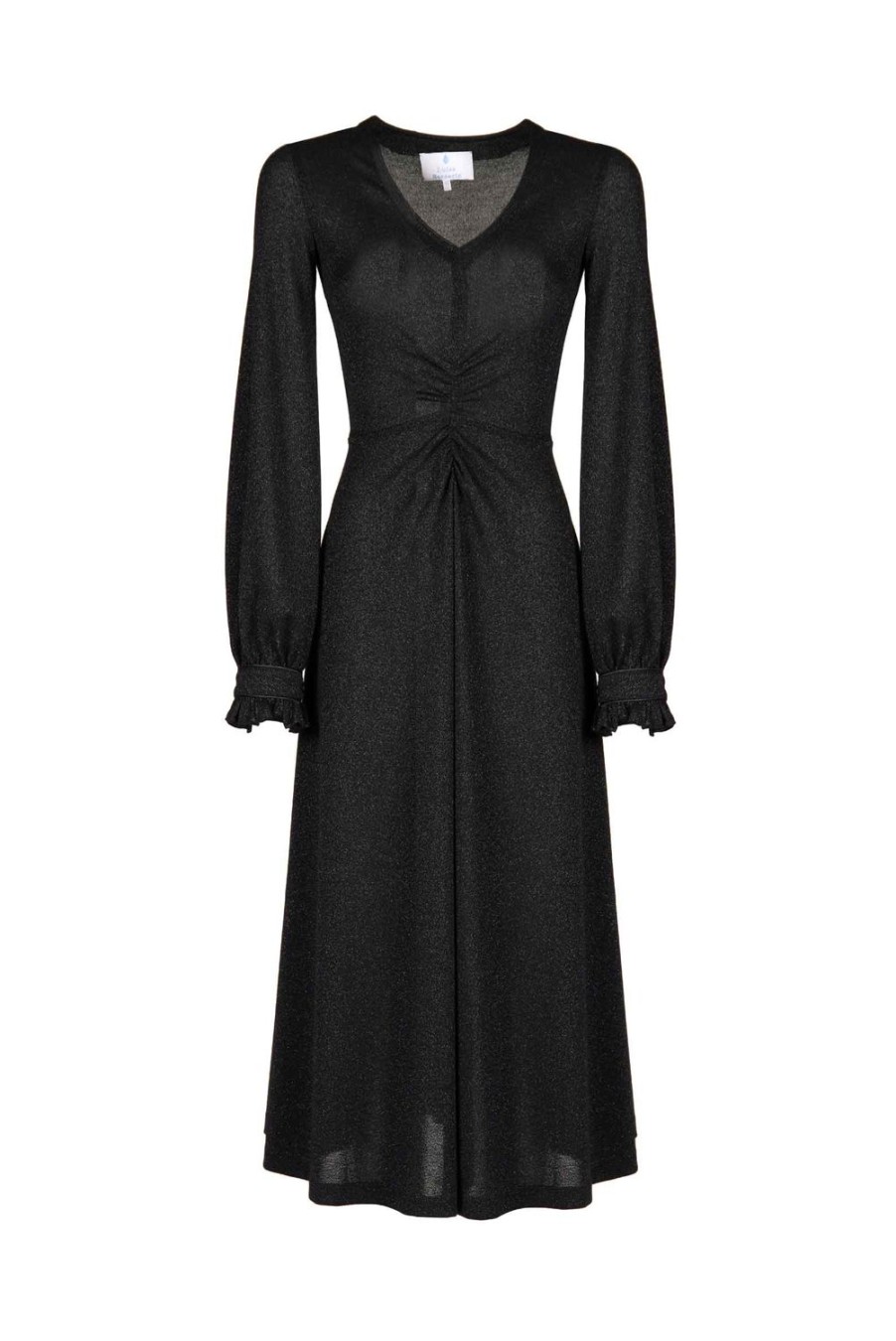 Dresses | Luisa Beccaria Black Jersey Lurex Dress