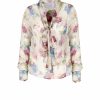 Tops & Blouses | Luisa Beccaria Chiffon Printed Macro Anemones Blouse