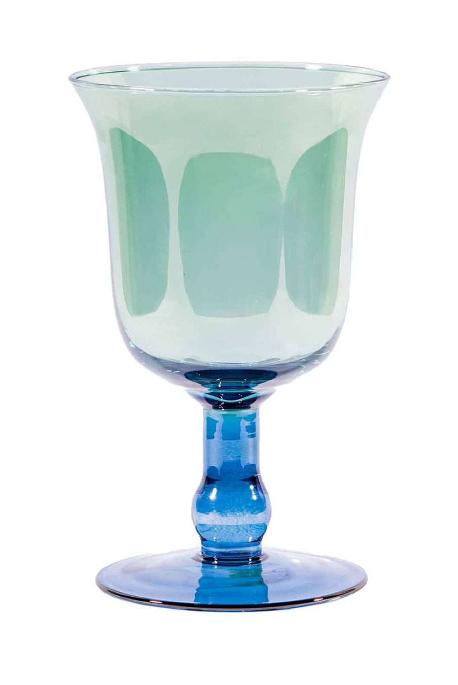 Vase | Luisa Beccaria Shade Blue To Green Large Candle Vase