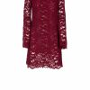 Dresses | Luisa Beccaria Velvet Lace Wide Sleeve Dress