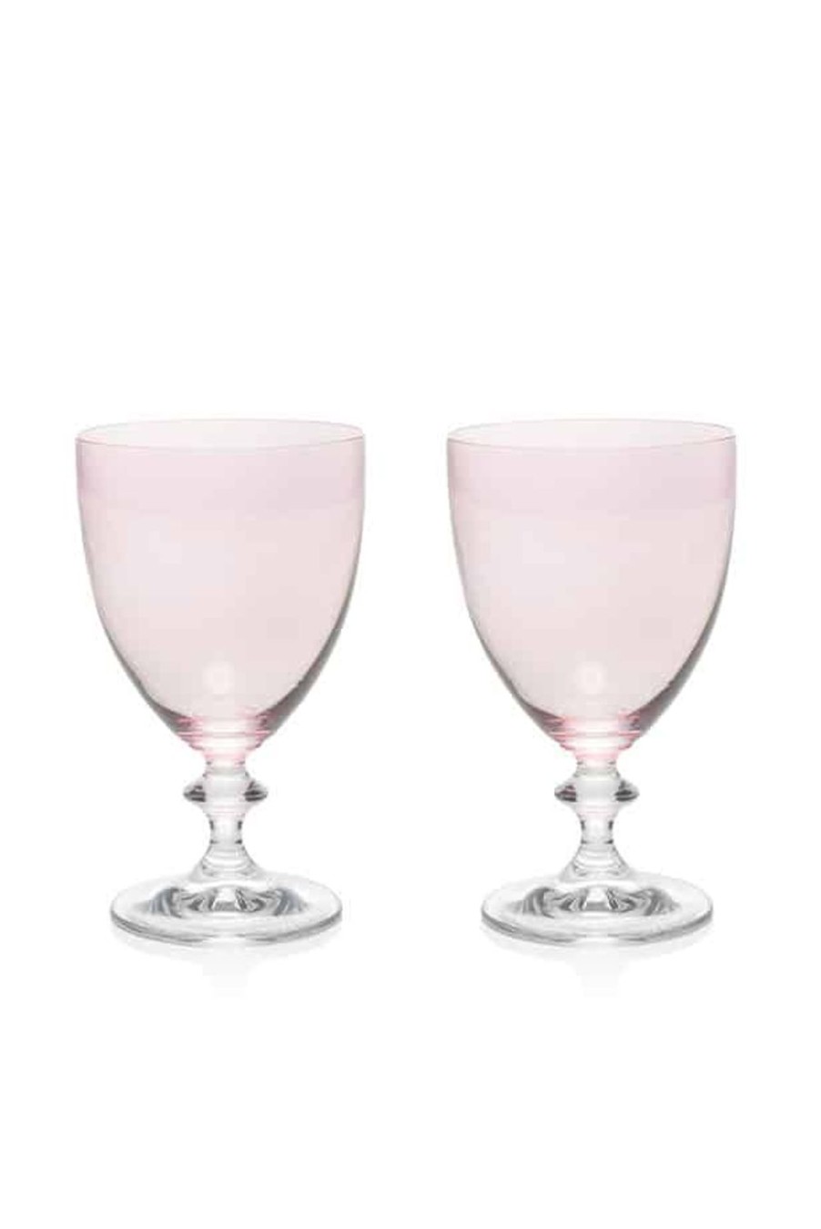 Wine | Luisa Beccaria Pink Set Of Two Rosy Wine Glass