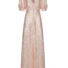 Dresses | Luisa Beccaria Pink Sequin Bottoncino Dress